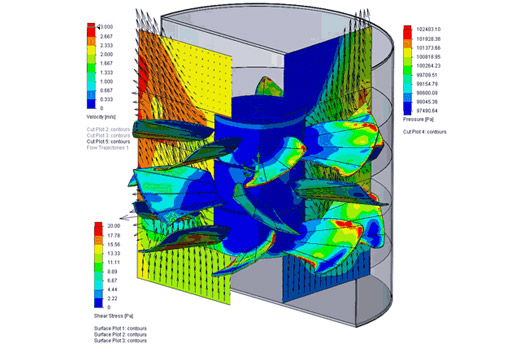 Computational Fluid Dynamic modelling of feed-wells, thickener operation and dewatering processes in partnership with Krassno Consulting